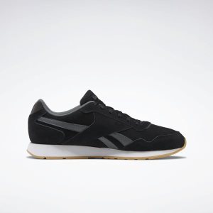 Adidasy Męskie Reebok Royal Glide Czarne/Szare PL 09FGKLW